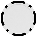 poker chip,casino chip,Eight Striped Poker Chip