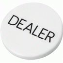 dealer button, dealer puck