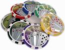 Plastic poker chip, clay poker chip