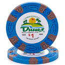 Dune, pure clay poker chip