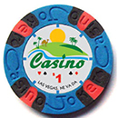 Casino Joker, pure clay poker chip